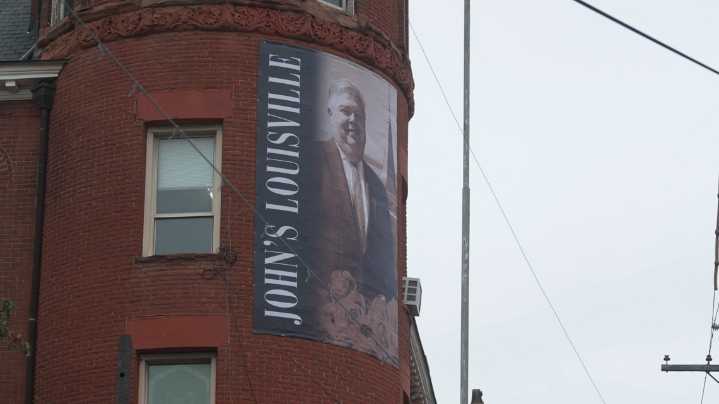 Hometown Hero banner honors late media icon John Asher in Old Louisville