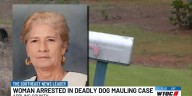 Woman arrested in deadly dog mauling case