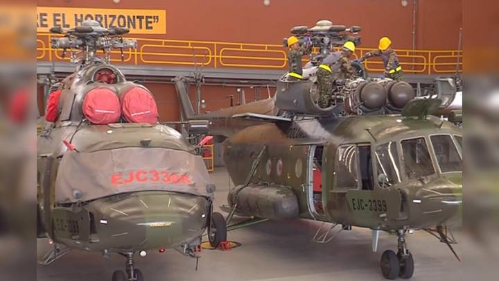 ¿Se los «mecatiaron» en cositas? No aparecen las actas de desembolsos para el mantenimiento de helicópteros MI