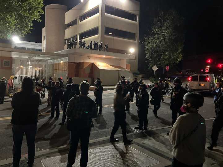 Portland police arrest 3 for fighting, including conservative influencer, at ICE protest