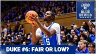 AP Poll SPARKS Debate with Duke Basketball at 6 | Are Blue Devils UNDERRATED or OVERVALUED?