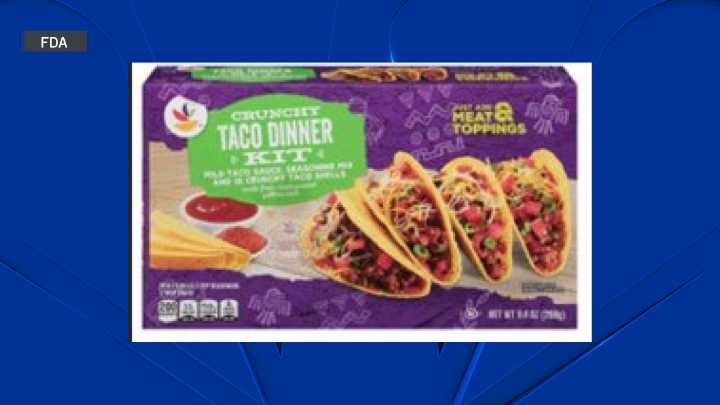 Taco kits sold at Aldi recalled for serious allergy risk