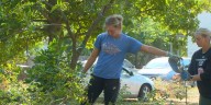 Bradley athletes are giving back by helping beautify nearby parkland