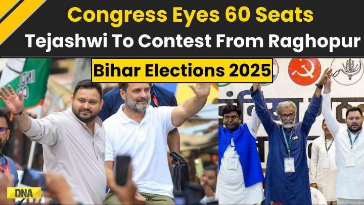 Bihar Elections 2025: Congress To Contest Around 60 Seats In Bihar; Tejashwi From Raghopur Seat
