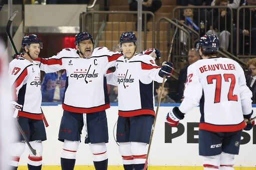 Lindgren makes 35 saves as Capitals edge Rangers 1