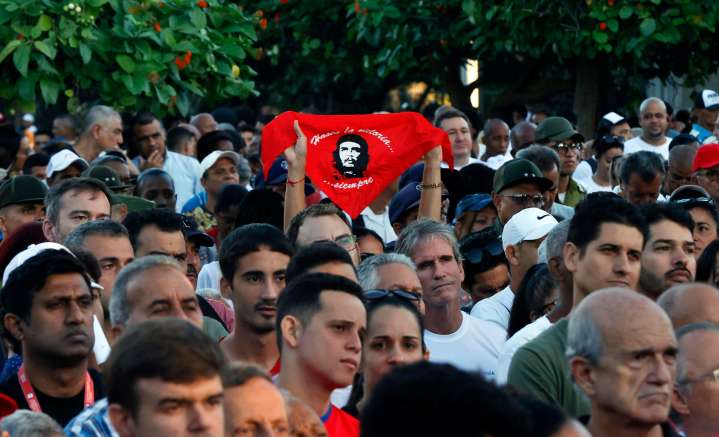 El Gobierno cubano encabeza un acto multitudinario a favor de Venezuela