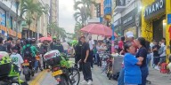 Pelea entre ‘gota a gota’ y vendedor ambulante en el centro de Ibagué