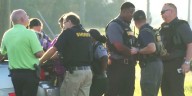 Gunshots after traffic stop spur huge law enforcement response