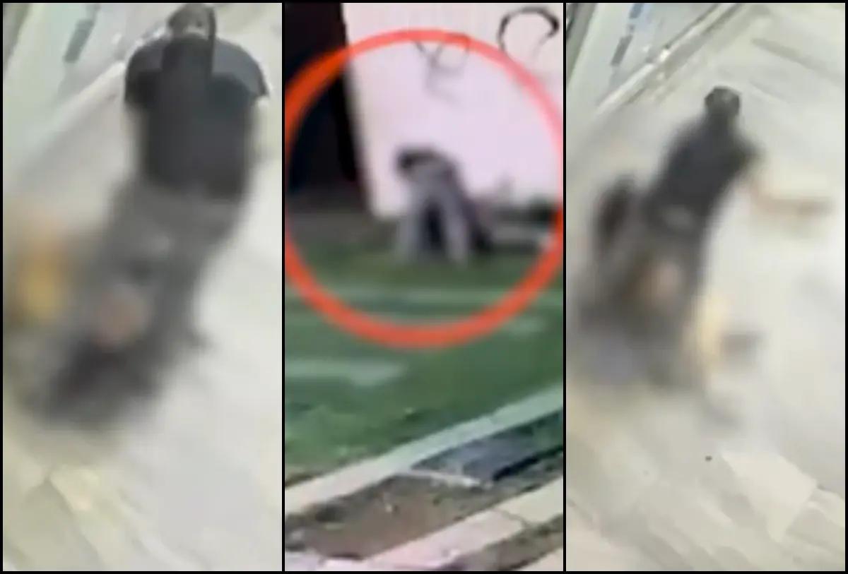 Hombre golpea brutalmente a su pareja embarazada en Tlaquepaque (VIDEO)