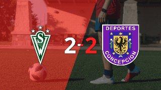 Santiago Wanderers y D. Concepción sellaron un empate a dos