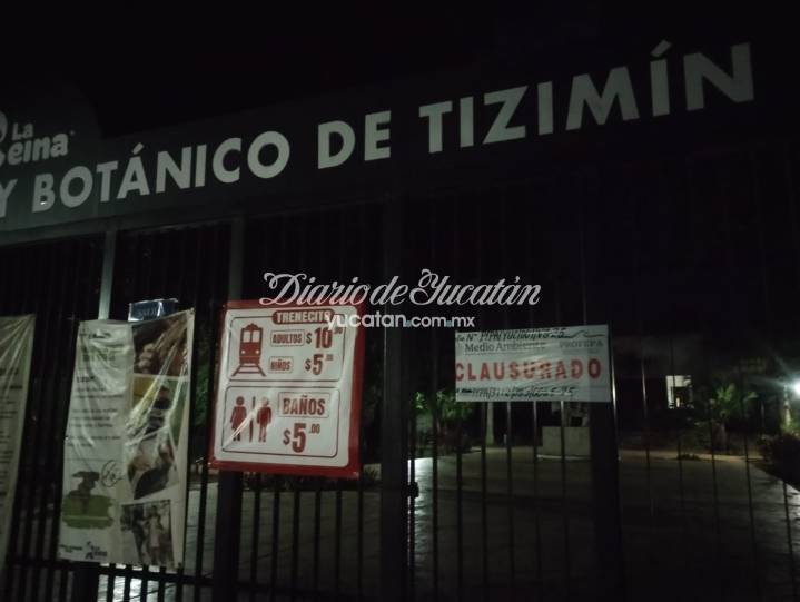Ponen sellos de clausura al zoológico de “La Reina” en Tizimín