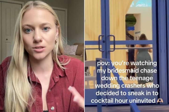 Bridesmaid Chases Down Teenage Wedding Crashers