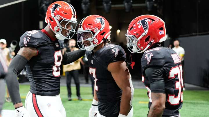 Falcons ride Bijan Robinson’s career night to victory over Bills