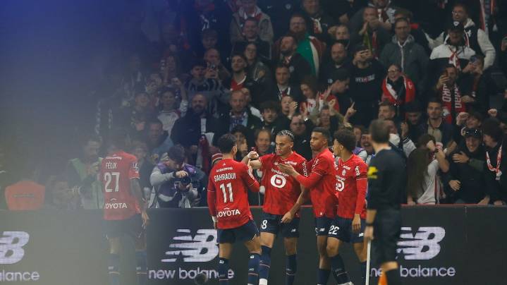 Kylian Mbappé watches younger brother Ethan score a big goal for Lille against PSG