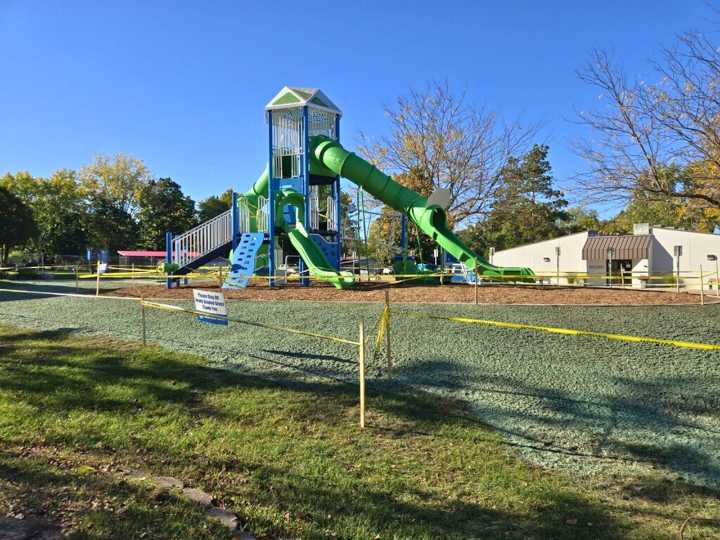New climbing wall, 3 slides among upgrades to Kent County playground now open