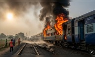 Coach of Amritsar-Saharsa Garib Rath Express catches fire in Punjab, no casualty
