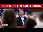 FULL: House Minority Leader Jeffries speaks on shutdown day 22