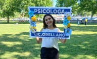 La trelewense Sofia Orellano se recibió de psicóloga en La Plata