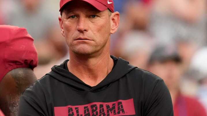 Eli Drinkwitz asks Kalen DeBoer about Alabama football 'black hoodie of death'