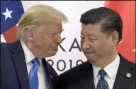 Trump y Xi se dan la man