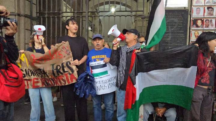 “Palestina vencerá”: colectivo de Morelos protesta por un alto al genocidio en Gaza
