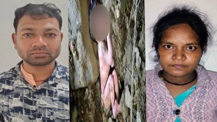 Fearing loss of government job, couple buries 4th child under rocks; baby survives