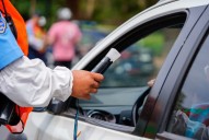 Un conductor muy alcoholizado chocó contra una pared divisoria del carril Rodríguez Peña