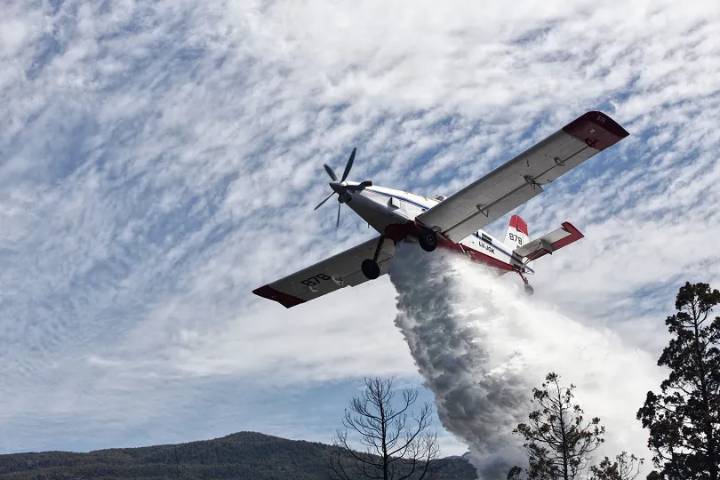 Incendios en el norte: Cada vuelo para sofocar las llamas cuesta más de 3000 dólares