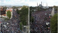 Alrededor de medio millón de personas marchó en Estambul para apoyar a Gaza