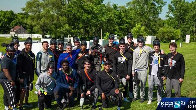 A brand-new Drake team's offseason bonding: paintball