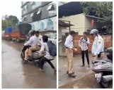 Man chases and stops Mumbai traffic cops over number plate, video goes viral