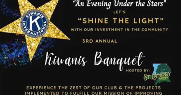 Opelousas Kiwanis Club to host annual “Shine the Light” banquet