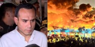 Presidente José Jerí llegó al incendio de Pamplona Alta para supervisar acciones