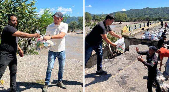 Julián Nochebuena refuerza apoyo en Xochiatipan, Yahualica y Huautla