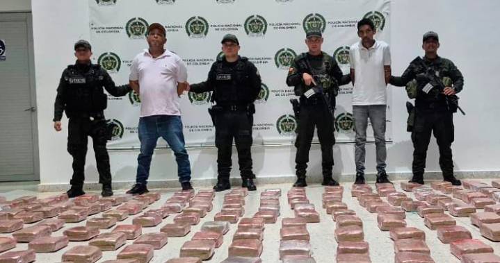 Policía incautó 298 kilos de marihuana en Valledupar, hay dos capturados