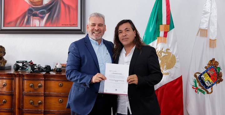 Nombra Bedolla a Sergio Pimentel como nuevo rector de la UTM
