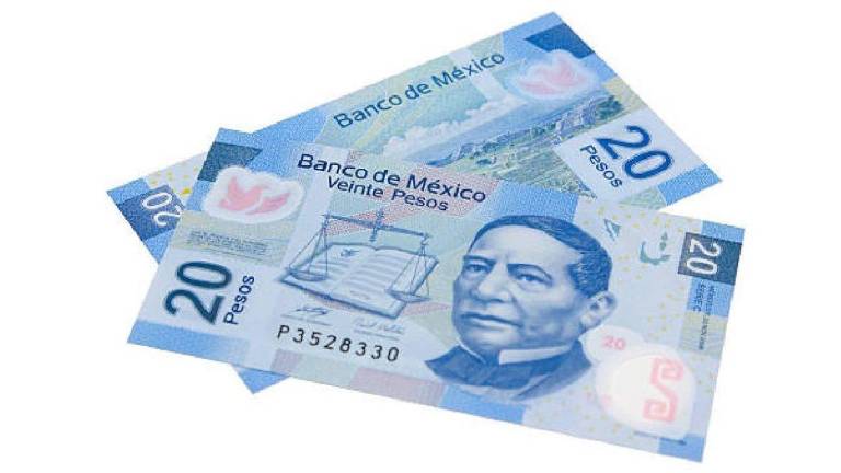 Inicia el proceso de retiro del billete de 20 pesos, el de color azul con el rostro de Benito Juárez