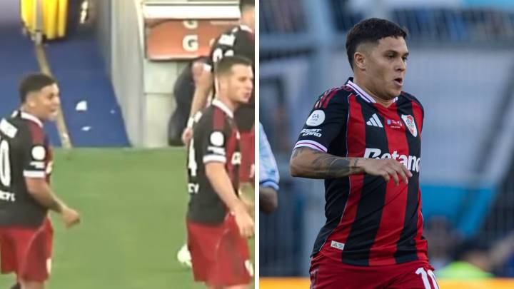 Cámara delató a Juan Fernando Quintero a los gritos con compañero en River Plate: dieron razón