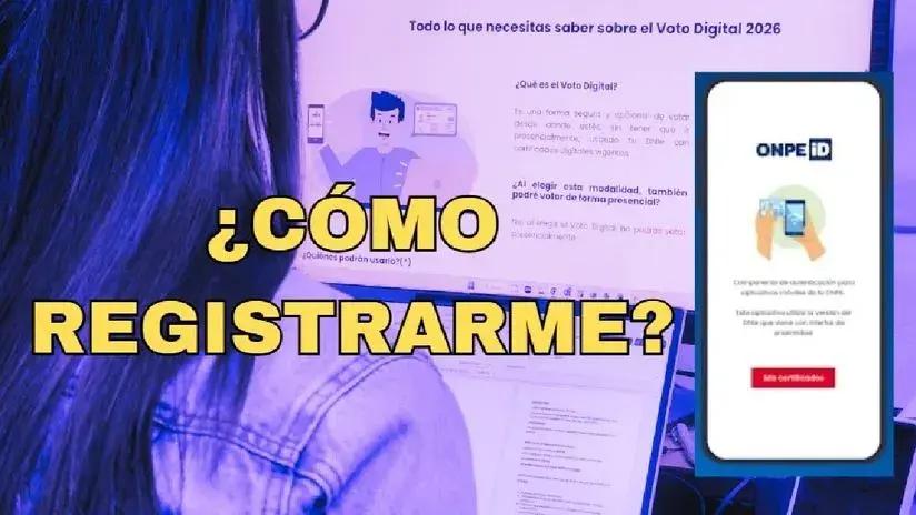 Voto digital 2026: guía paso a paso para registrarte en la web de la ONPE desde tu celular