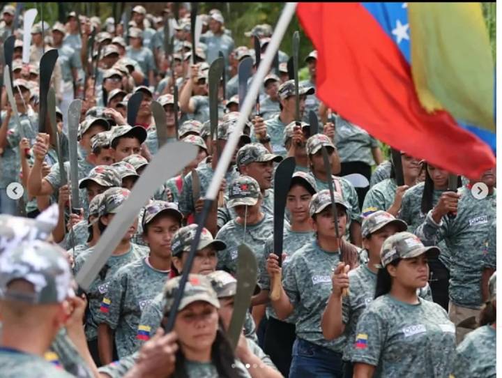 Milicia Campesina marchó en La Guaira en defensa de la Patria