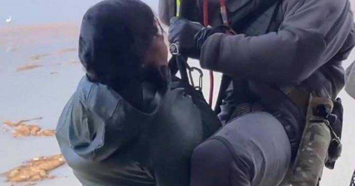 Woman rescued from Alaska home following devastating typhoon
