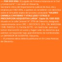 Edicto: sobre prescripcion adquisitiva larga