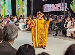 Tejido wayuu destacó en pasarela de “Nicaragua Diseña”