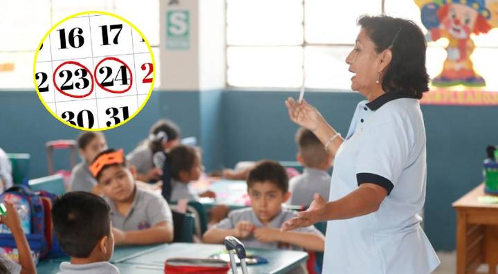 ¿Se suspenden las clases escolares este jueves 23 y viernes 24 de octubre? Lo último según Minedu