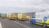 Un morto e 12 feridos no choque dun turismo e un autobús en Gran Canaria