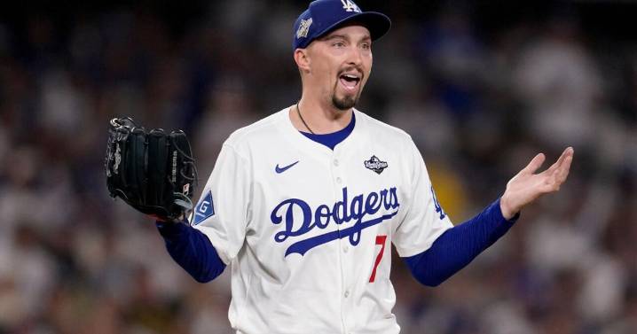 Snell's latest World Series letdown puts Dodgers on brink of defeat