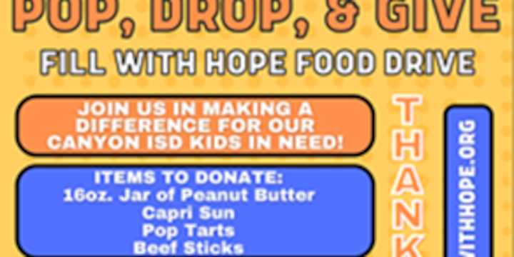 Canyon food drive to support local students