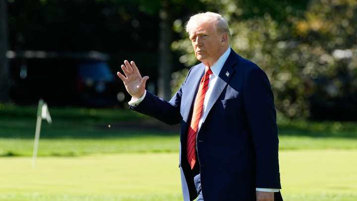 President Donald Trump visits Walter Reed for a 'semiannual physical'
