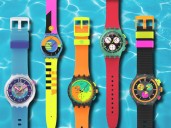 Swatch dropped a new retro neon collection of watches in a nod to the '90s
