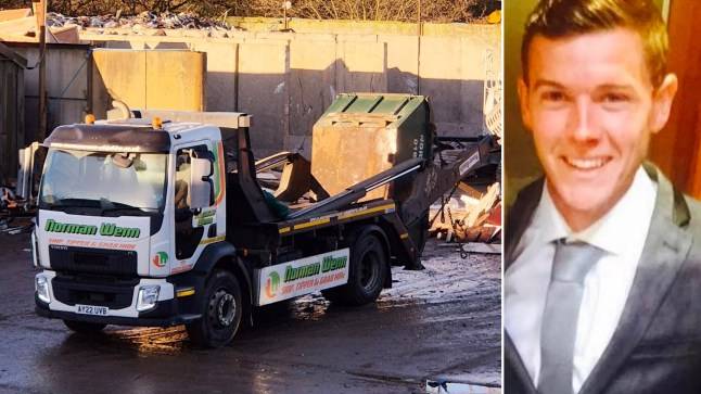 Skip firm boss, 35, killed in industrial accident involving ‘heavy machinery’